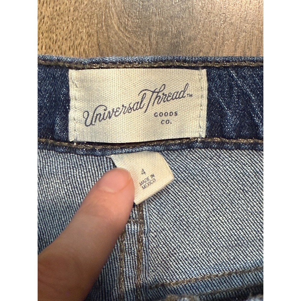 Universal Thread Jeans, Women's Size 4, Blue, Denim, Vintage Straight Jeans - Picture 5 of 12